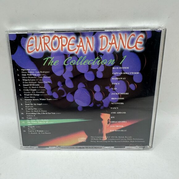 European Dance The Collection 1 CD - Picture 2 of 3